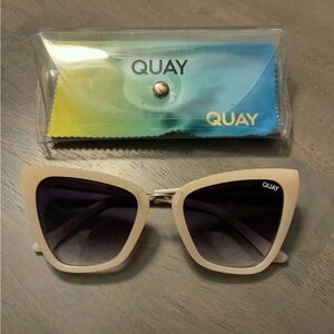 Quay Australia Beige Sunglasses